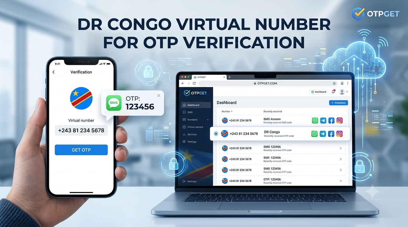 DR Congo Virtual Number for OTP Verification – Fast & Secure