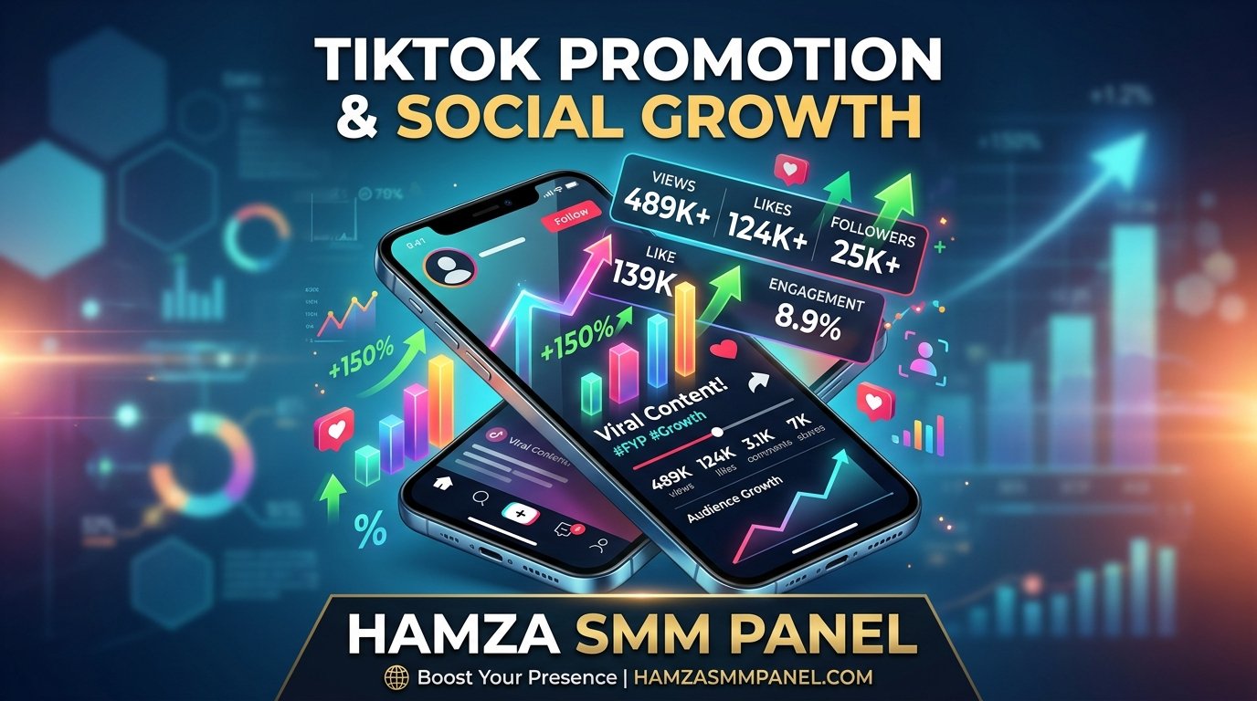 TikTok Promotion Panel for Social Media Growth | HAMZA SMM