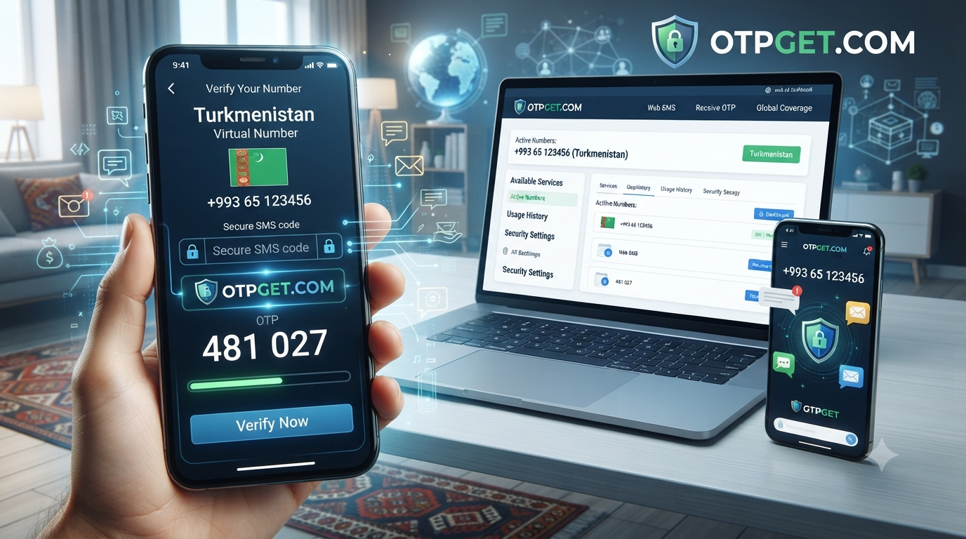 Turkmenistan Virtual Number for OTP Verification | OTPGet