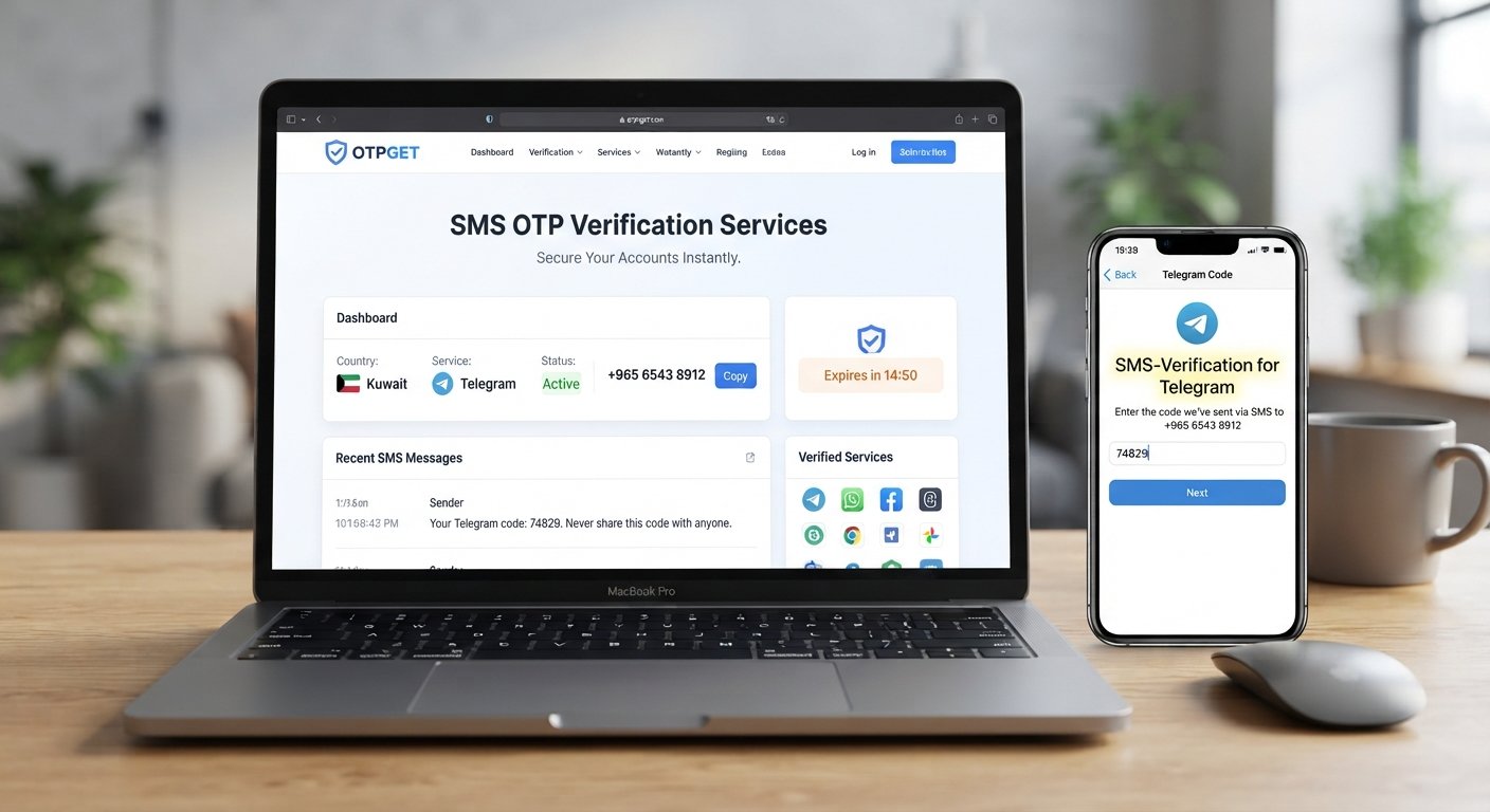 Buy Kuwait Number for Telegram Verification | OTPGET Guide Now