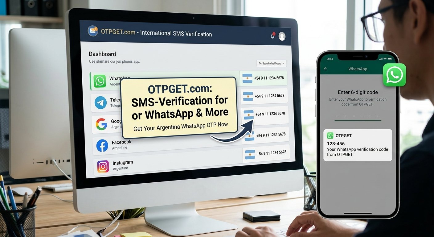 WhatsApp OTP Number for Argentina: Receive Code on OTPGET Online