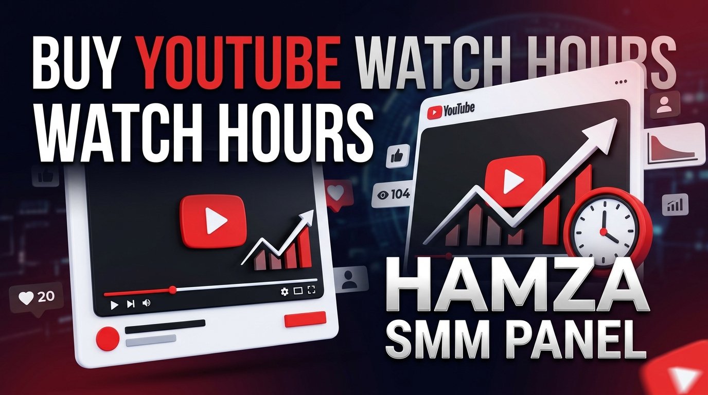 Buy YouTube Watch Hours & Watch Time | HAMZA SMM PANEL
