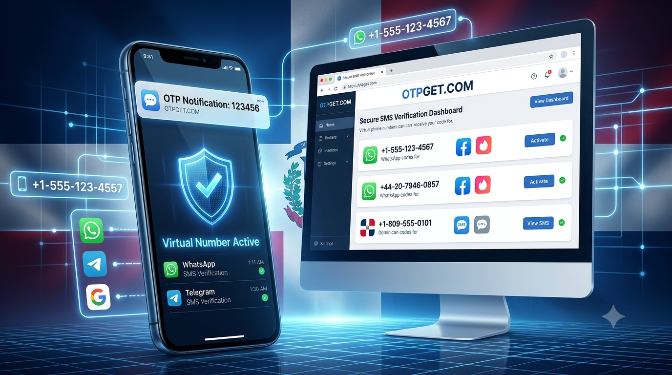 Buy Dominican Republic Virtual Number | Fast SMS OTP – OTPGet