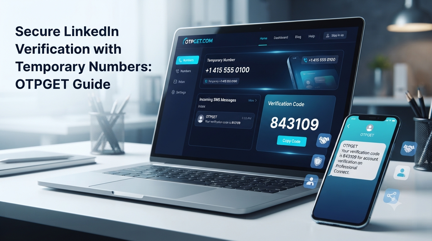 LinkedIn SMS Verification Using a Temporary Number Guide | OTPGet