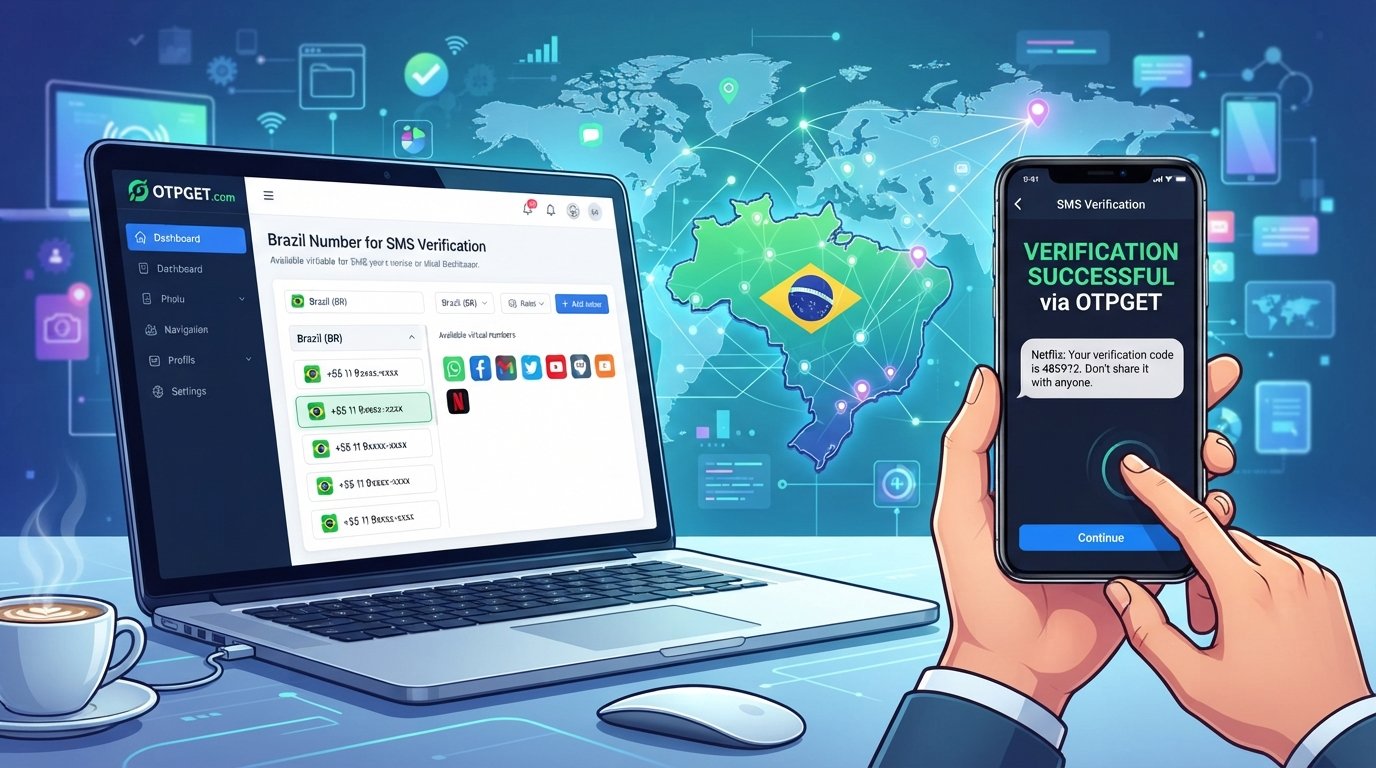 How to Get Brazil Number for Netflix Verification with OTPGET