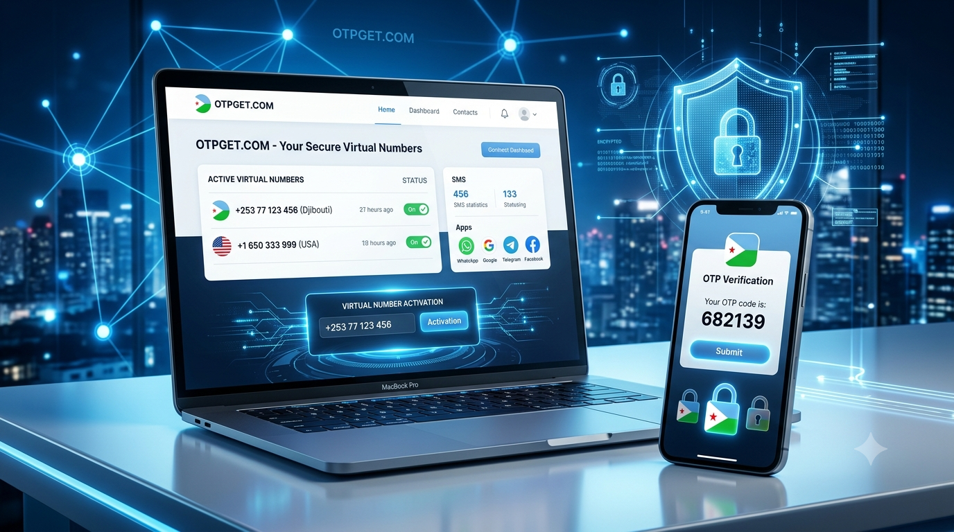 Get OTP Number for Djibouti Securely with OTPGET Virtual SMS