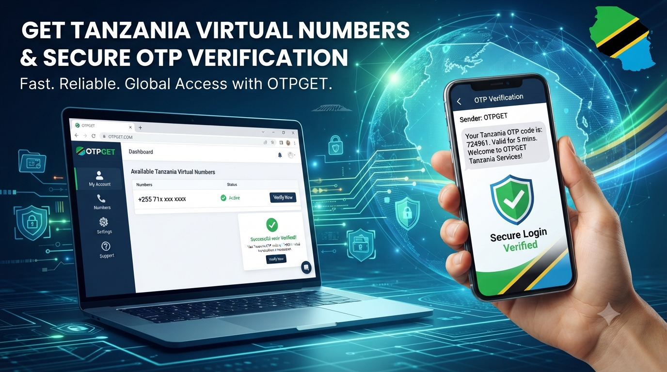 Tanzania Virtual Number for OTP Verification with OTPGET