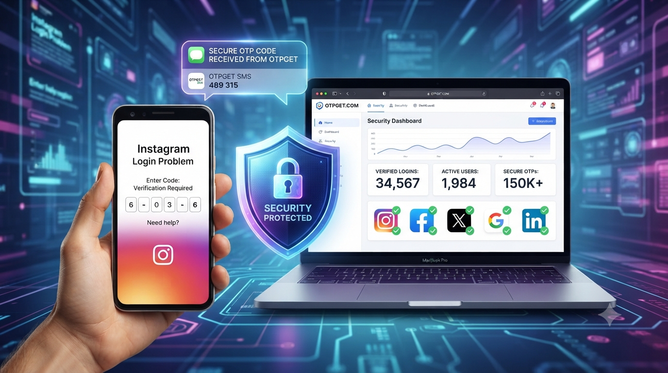 Instagram Login Problem Fix Using OTPGet: Easy OTP Solution