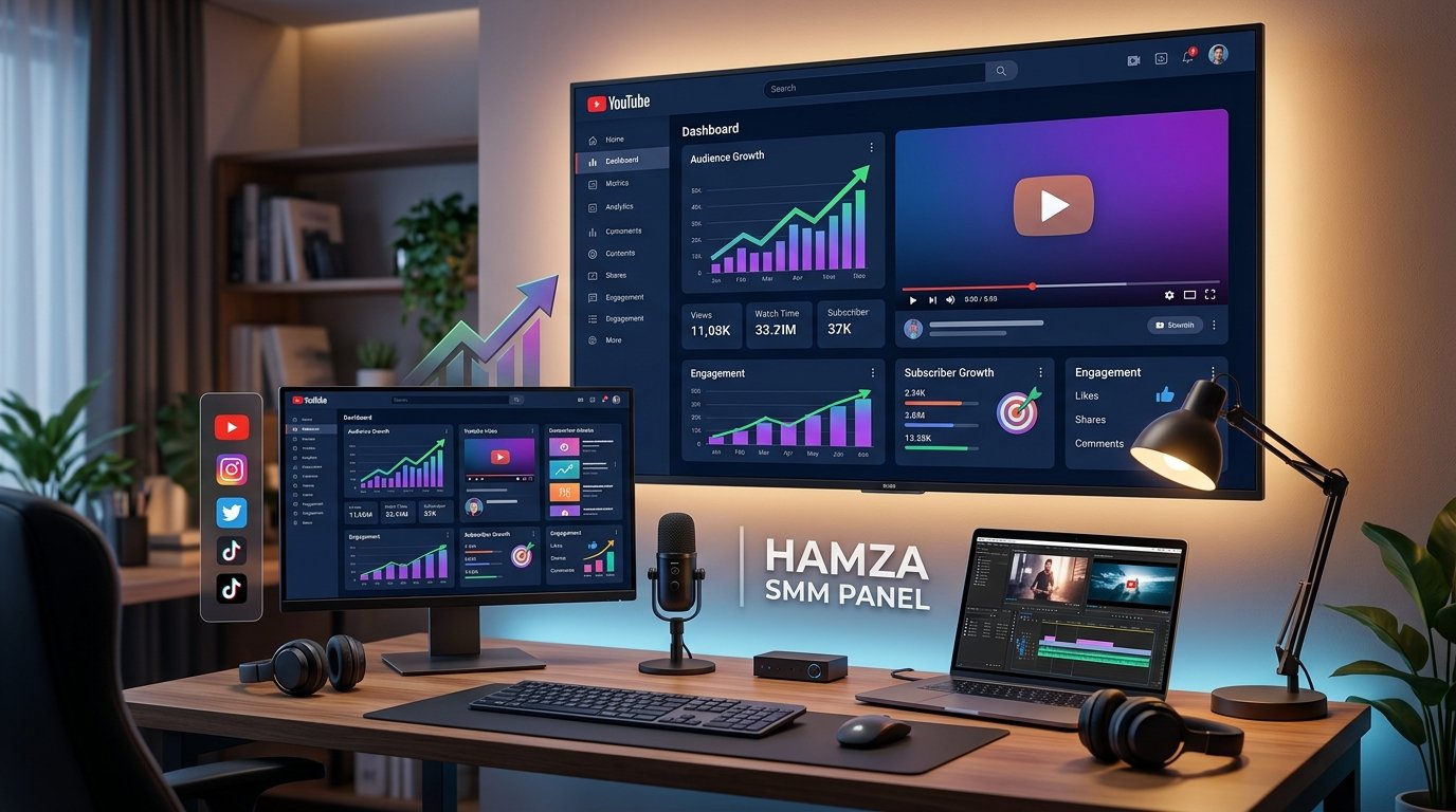 YouTube Promotion Panel for Content Creators | HAMZA SMM PANEL