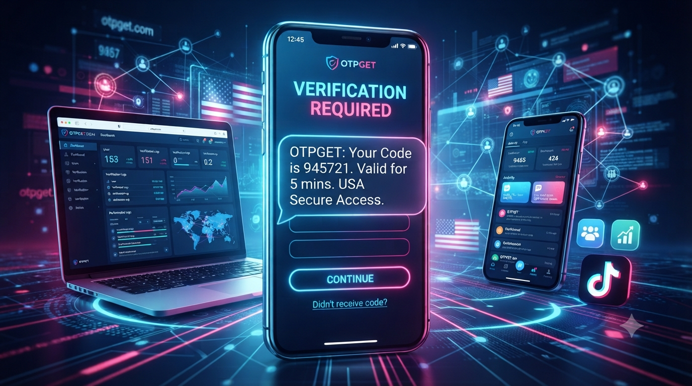 How to Get TikTok USA Number & Douyin Verification Using OTPGET