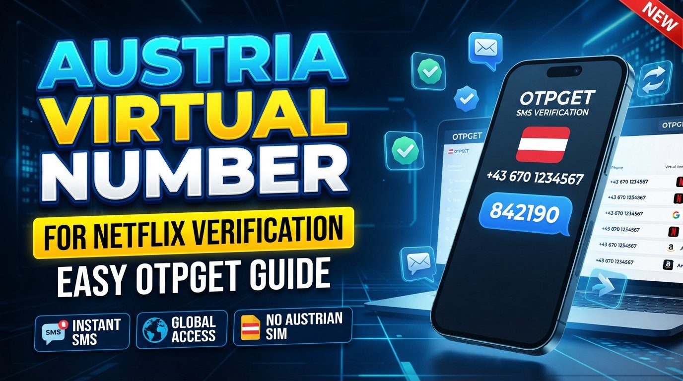 Austria Virtual Number for Netflix Account – OTPGET Guide & Tips