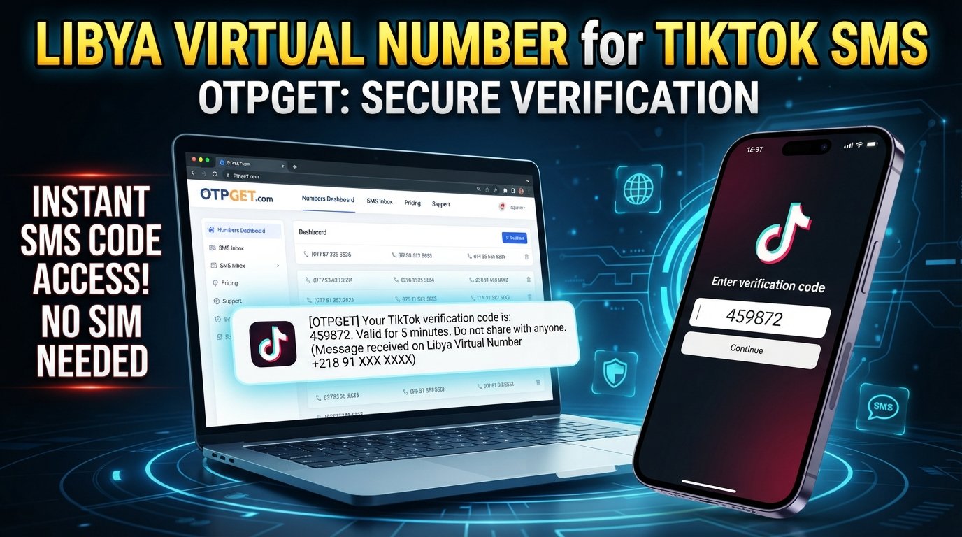 Libya Virtual Number for TikTok SMS Verification with OTPGET