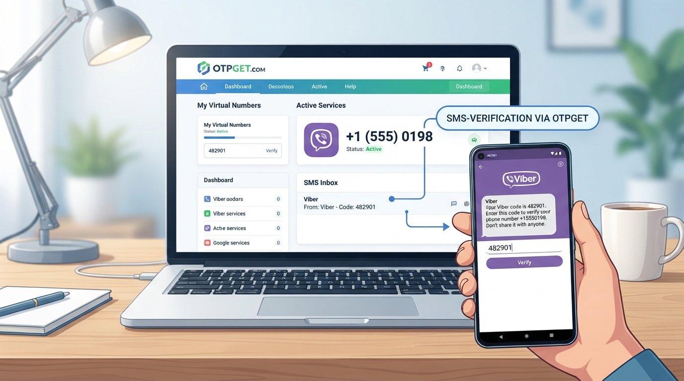 Verify Viber with a Virtual Number – OTPGet Step-by-Step Guide