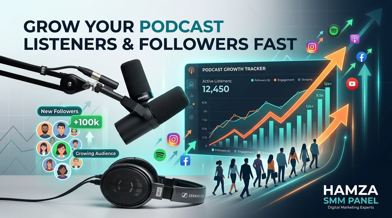Buy Podcast Followers | HAMZA SMM PANEL for Podcast Growth