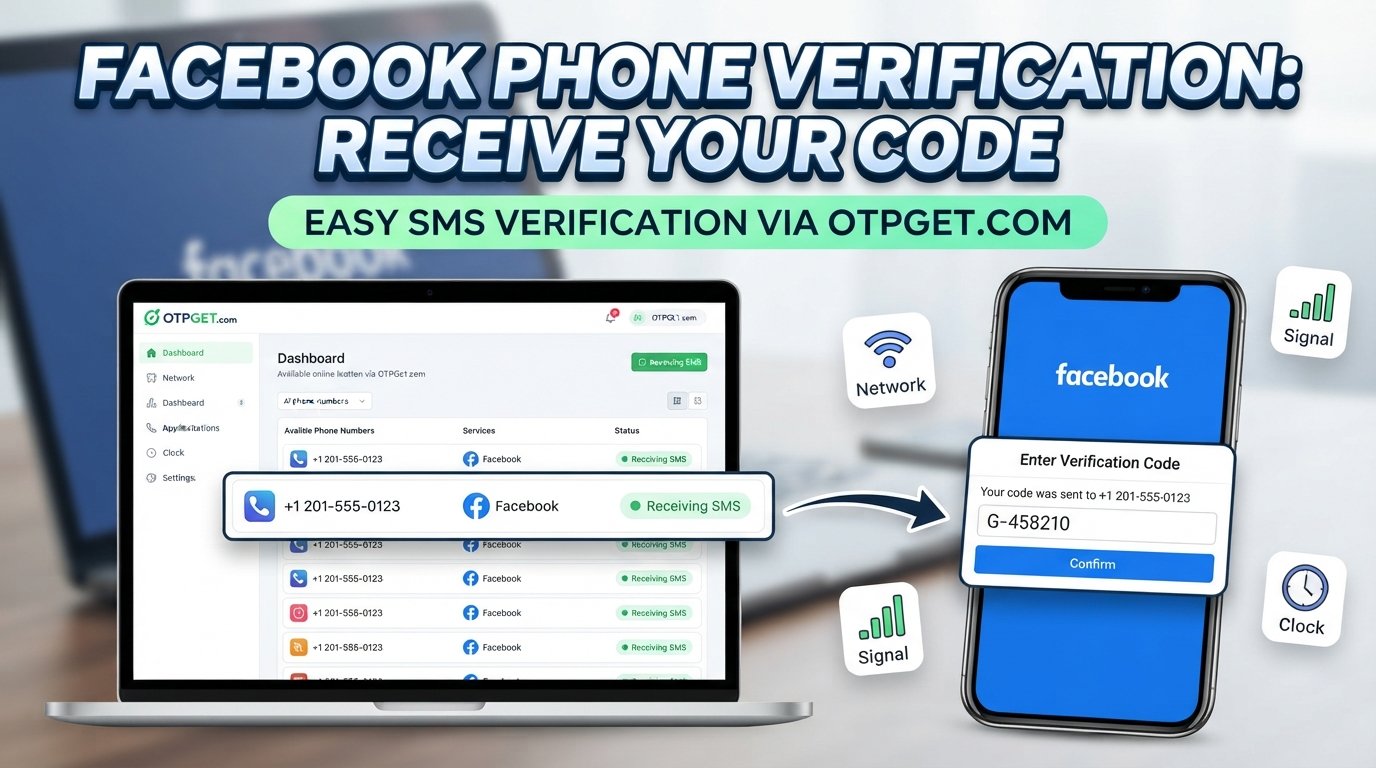 Facebook Phone Verification: Receive Your Code Online with OTPGET
