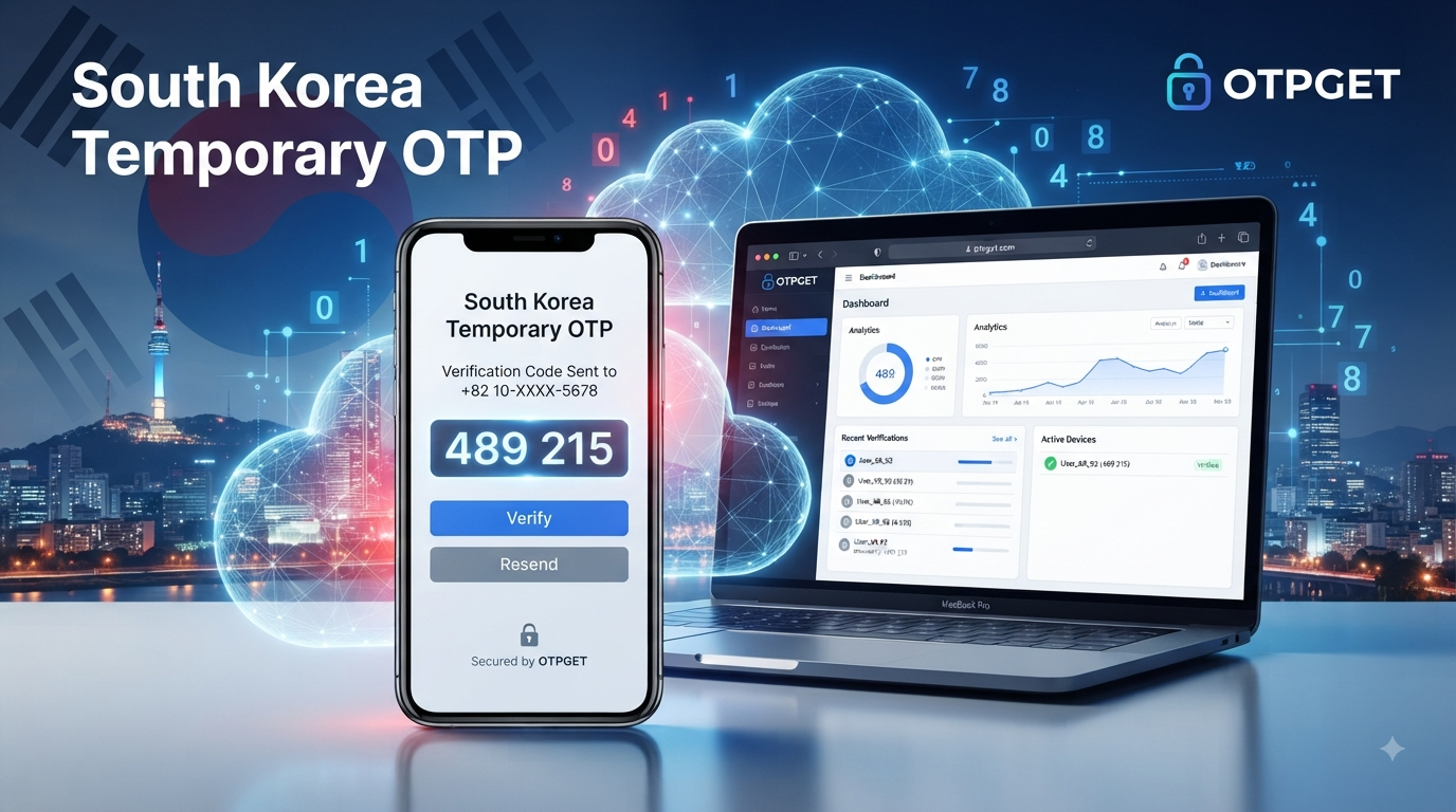 South Korea Temporary OTP Number: Get Verified Online with OTPGET