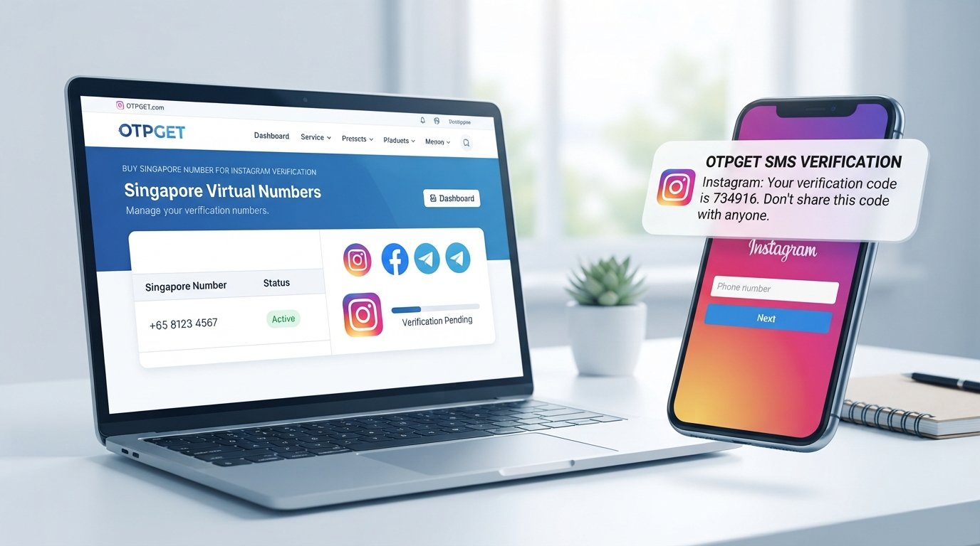 Buy Singapore Number for Instagram Verification: OTPGET Guide