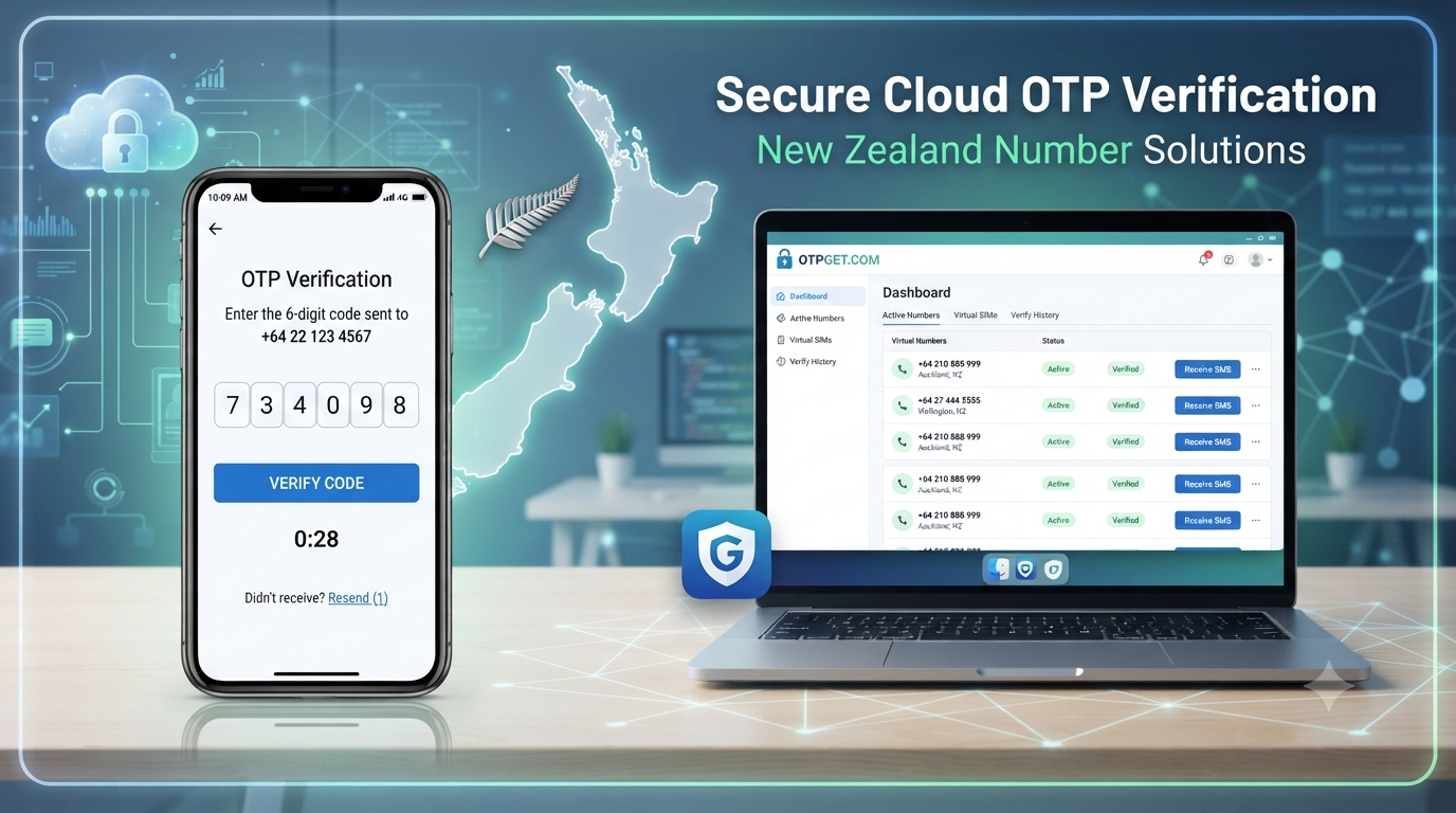 New Zealand Virtual Number for OTP Verification — OTPGET
