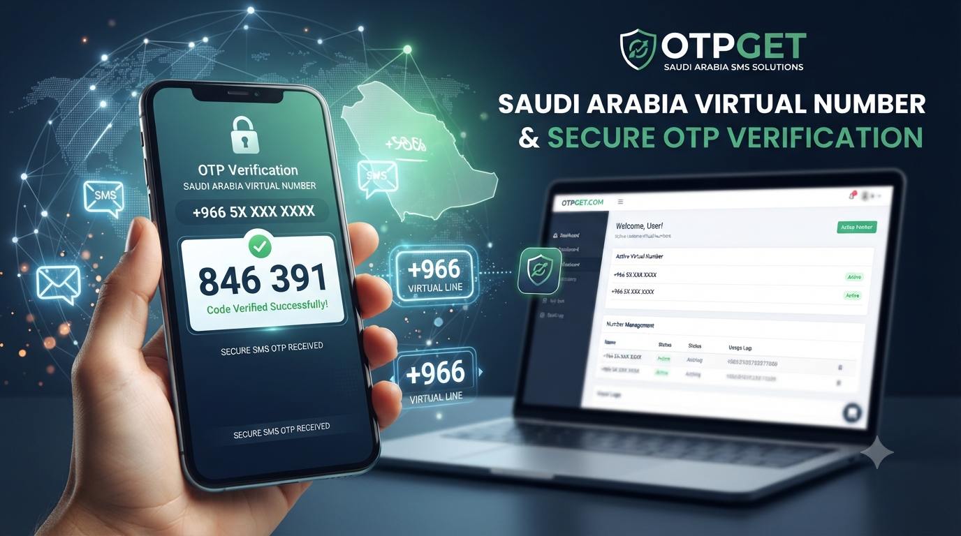 Virtual Number Saudi Arabia for OTP: Secure SMS Access with OTPGET