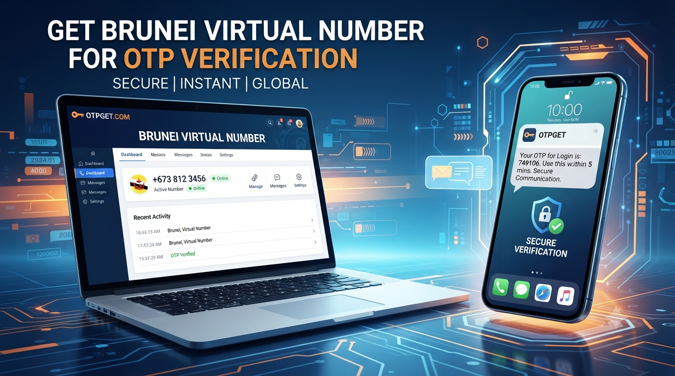 Buy Brunei Virtual Number for OTP Verification | OTPGET Guide