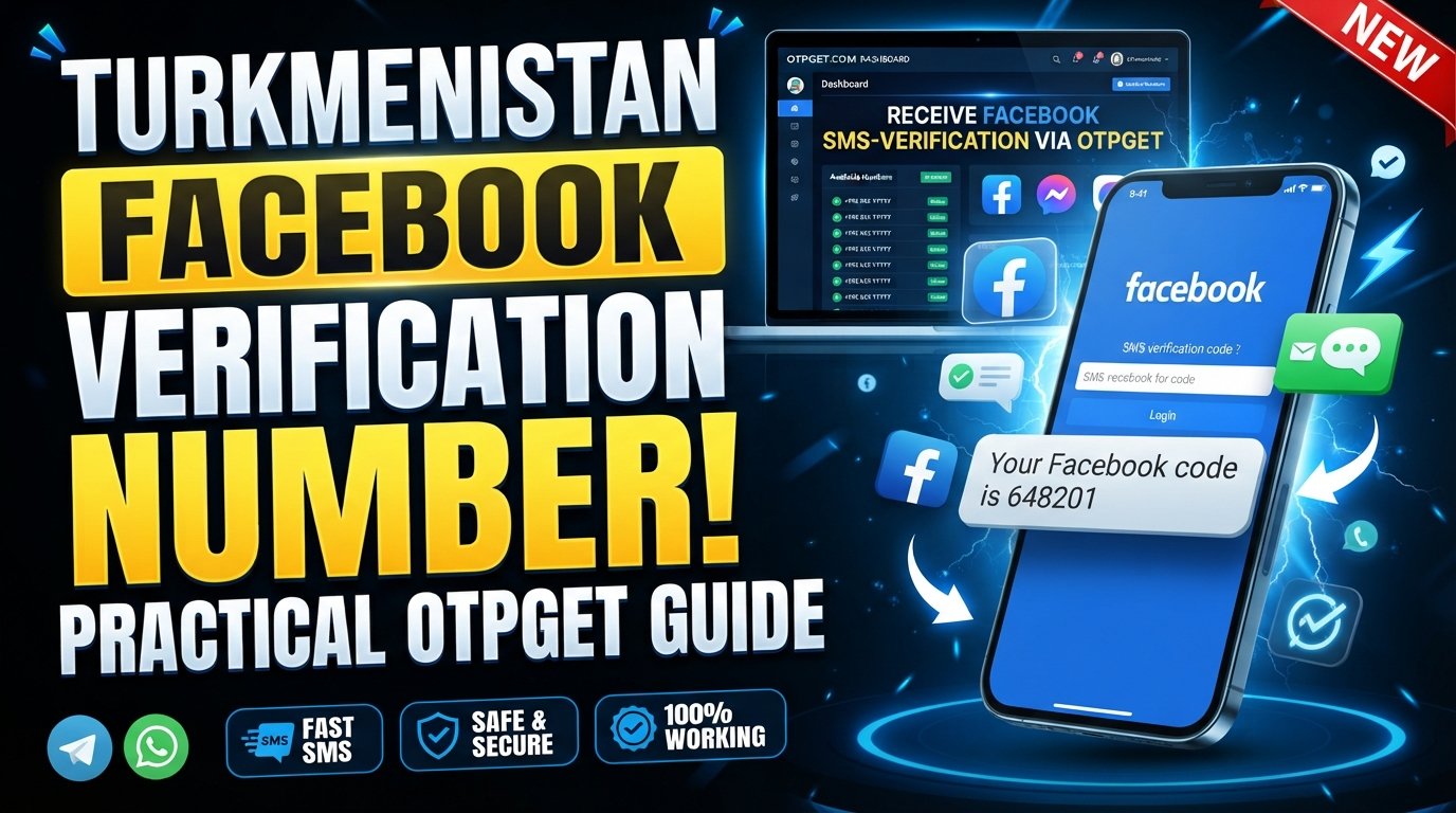 Turkmenistan Facebook Verification Number – Complete OTPGET Guide