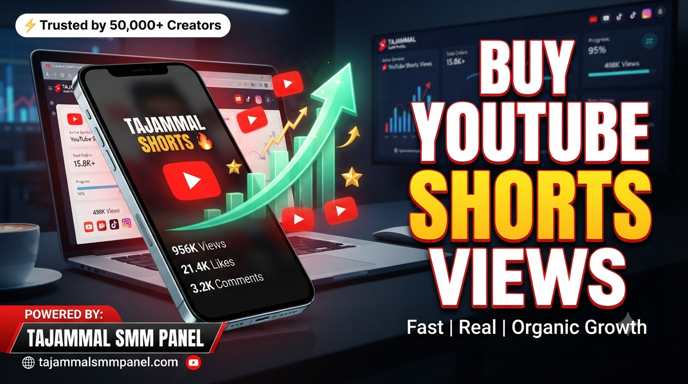 Buy YouTube Shorts Views | Fast & Real Views | TAJAMMAL SMM PANEL