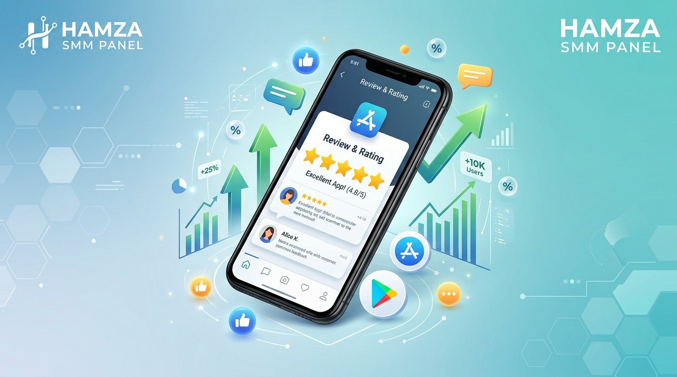 Buy App Reviews Online with HAMZA SMM PANEL for Better App Growth
