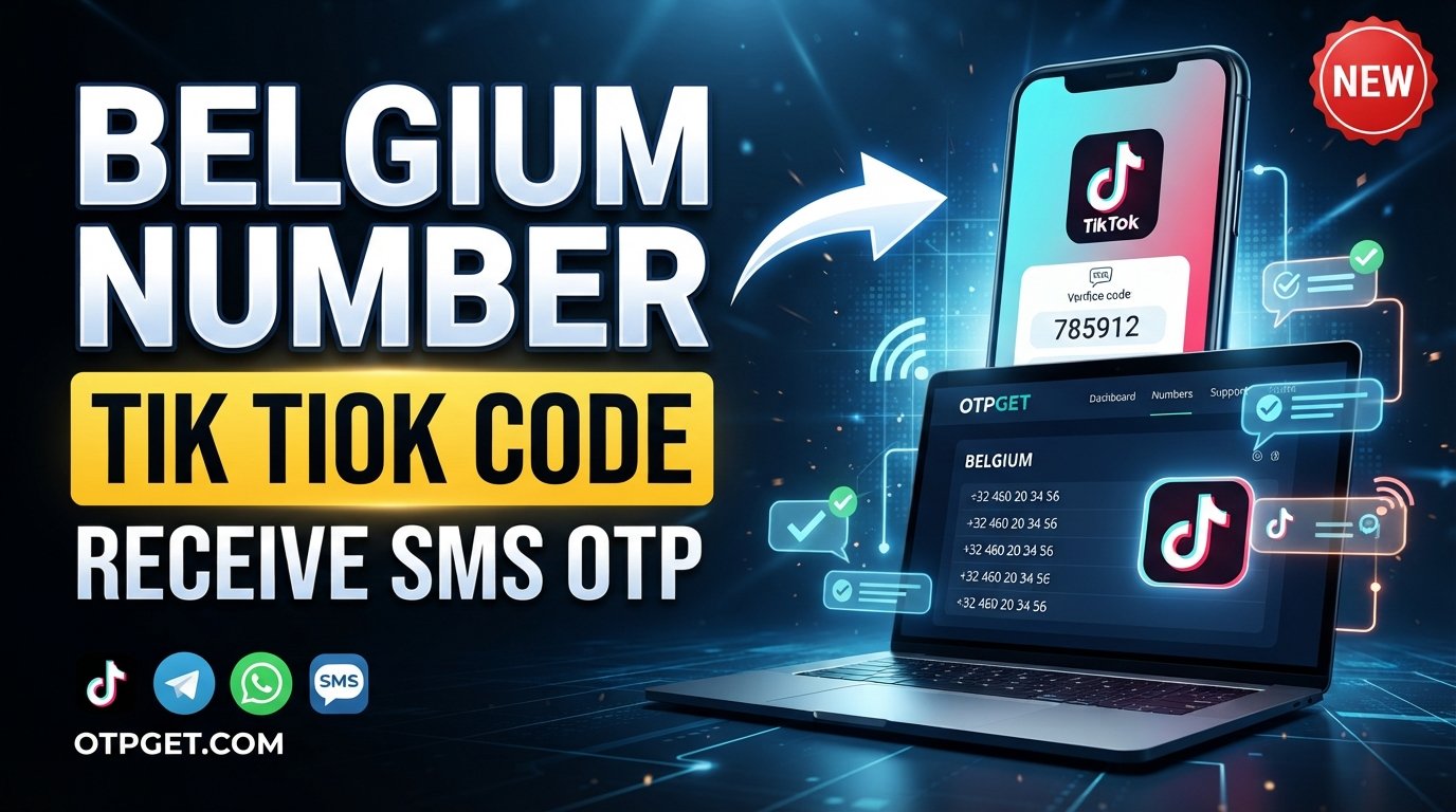 Belgium Number to Receive TikTok Code | OTPGET SMS Guide Online