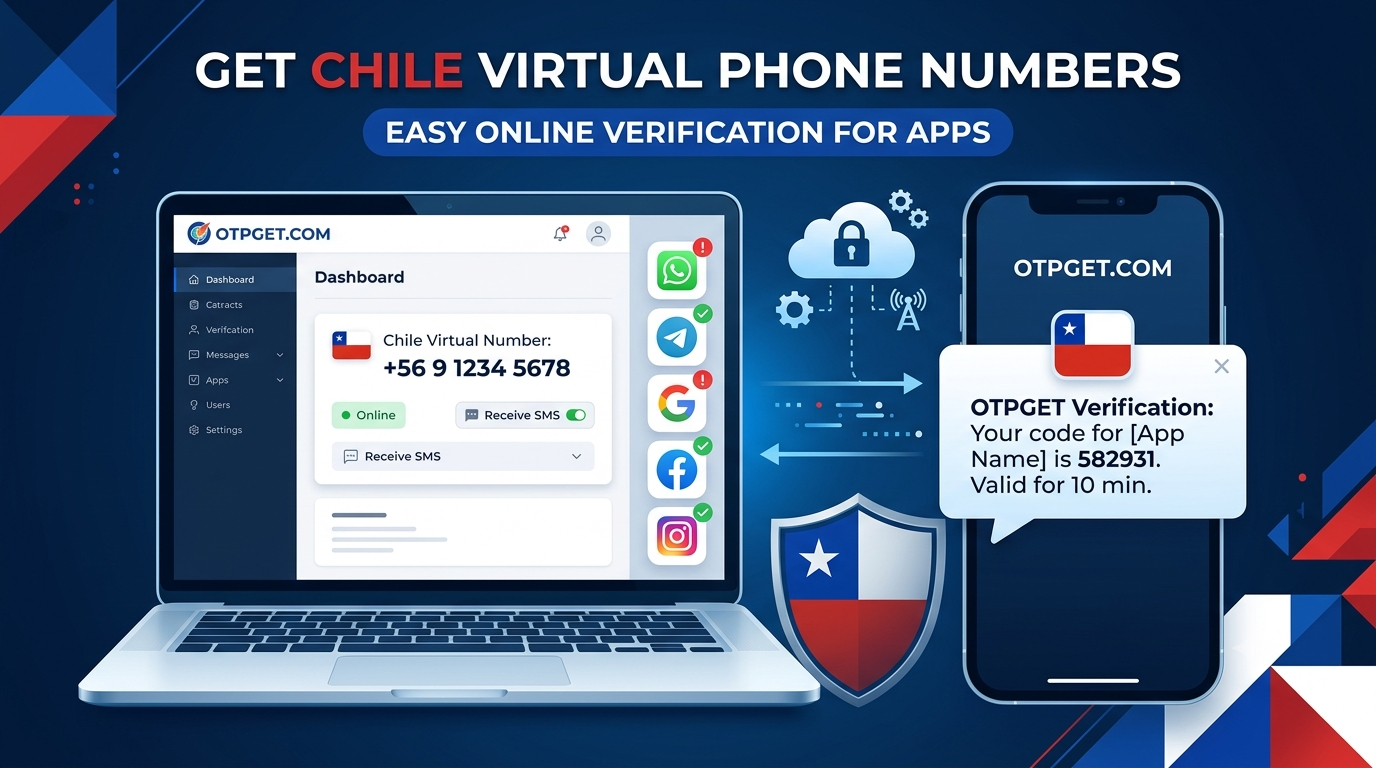 Chile Virtual Number for OTP Verification | Get Chile OTP Online