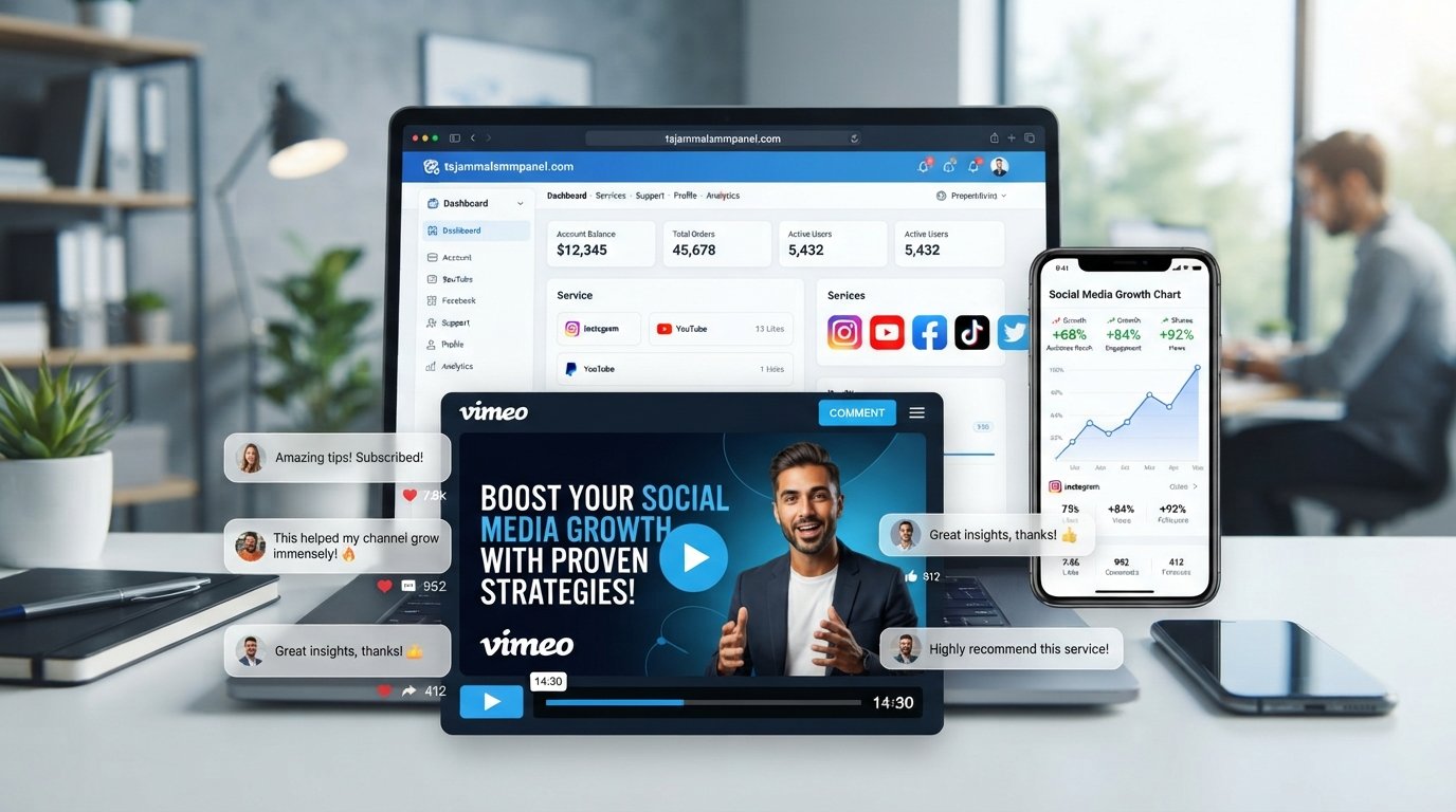 Buy Vimeo Comments | TAJAMMAL SMM PANEL for Engagement Growth