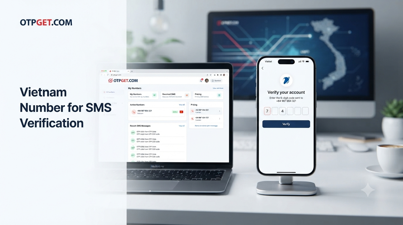 Vietnam Number for SMS Verification: Complete OTPGET Guide