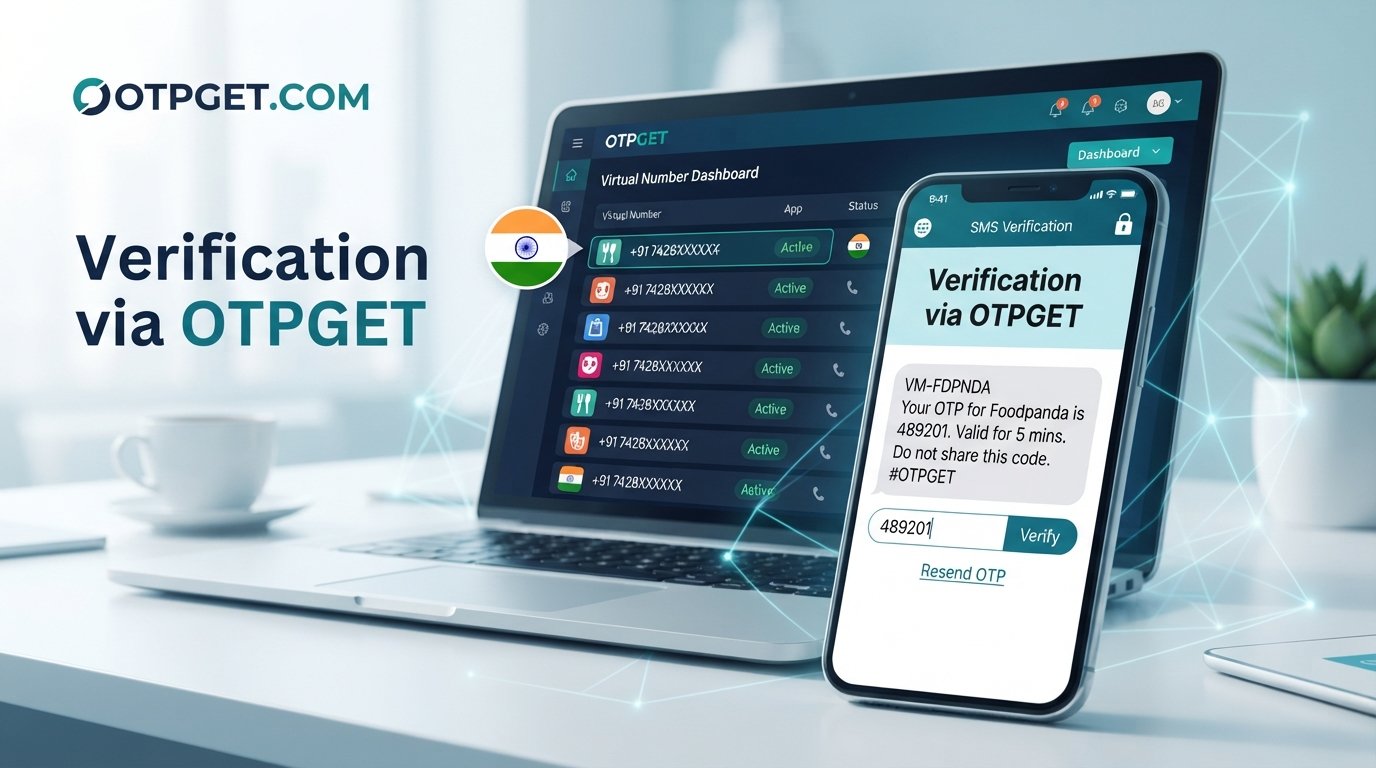 Buy Virtual Number for Foodpanda India | OTPGET Complete Guide