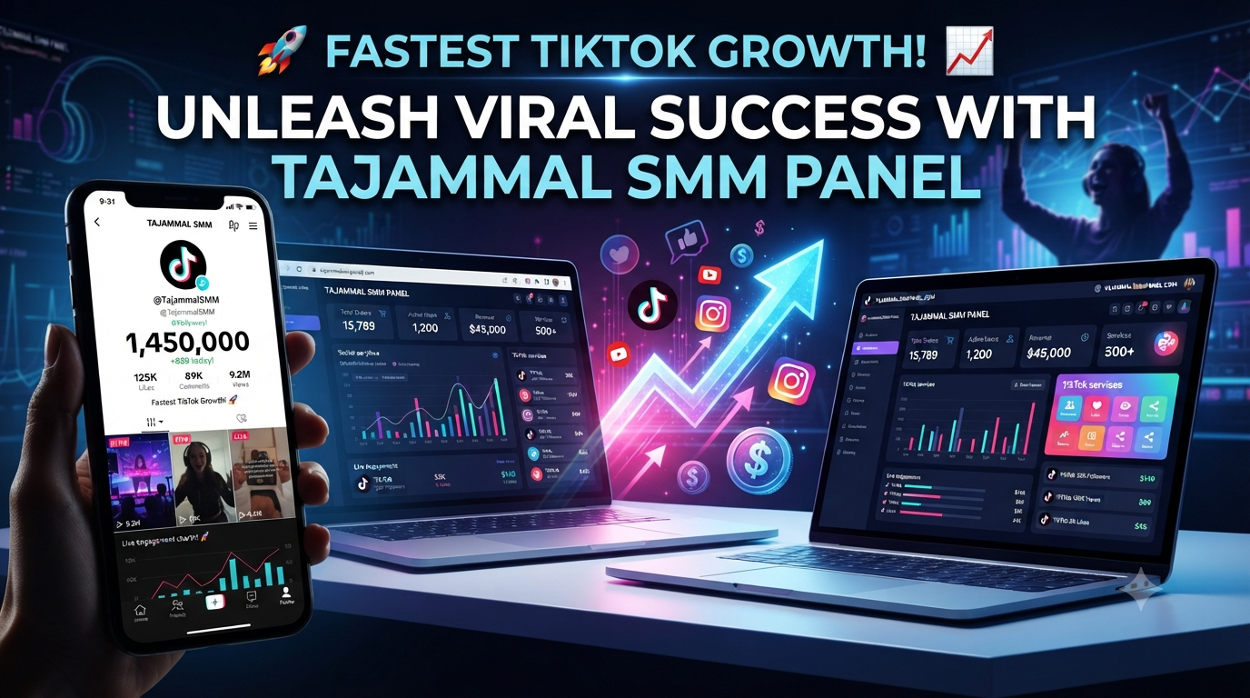 How to Grow Your TikTok Account Fast with TAJAMMAL SMM PANEL