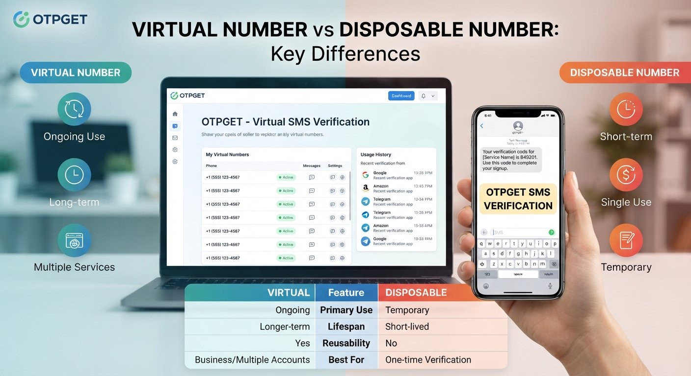 Virtual Number vs Disposable Number: Key Differences Explained