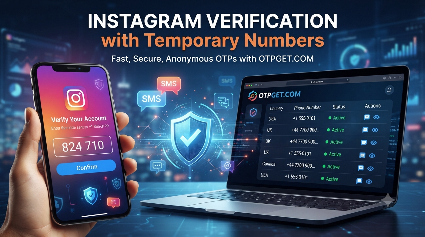 Temporary Number for Instagram — Get OTPs with OTPGET
