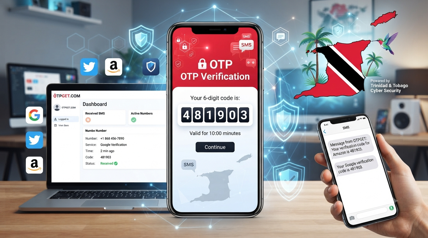 Get OTP Number for Trinidad and Tobago Easily with OTPGet