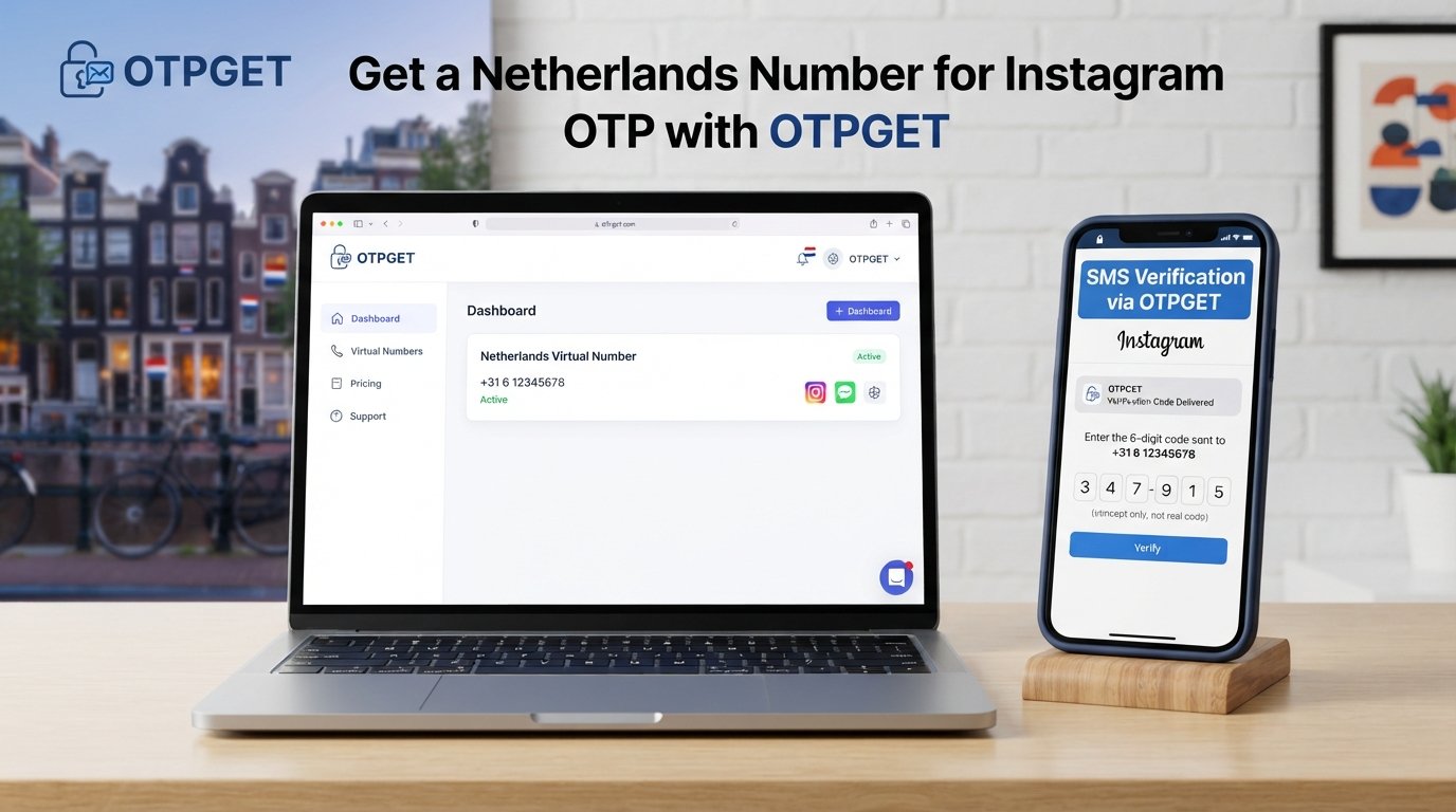Netherlands Number for Instagram OTP: Get One with OTPGET