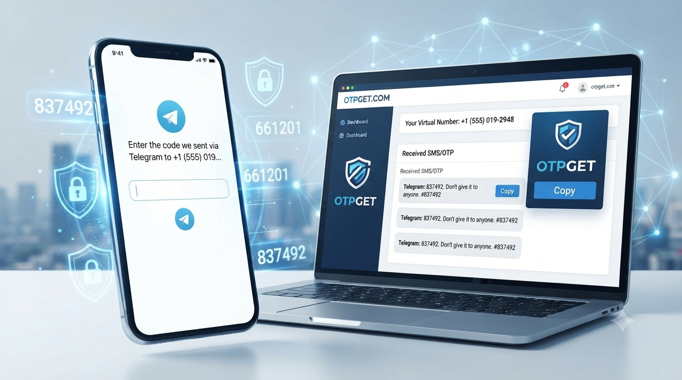 OTP Number Without SIM for Telegram — Get OTPGET Easily
