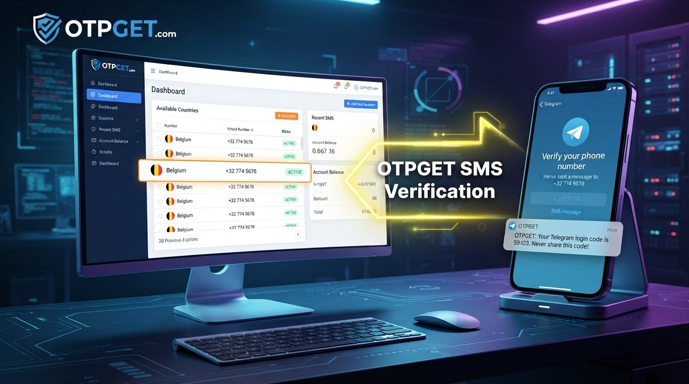 How to Get a Belgium Number for Telegram OTP Online with OTPGET