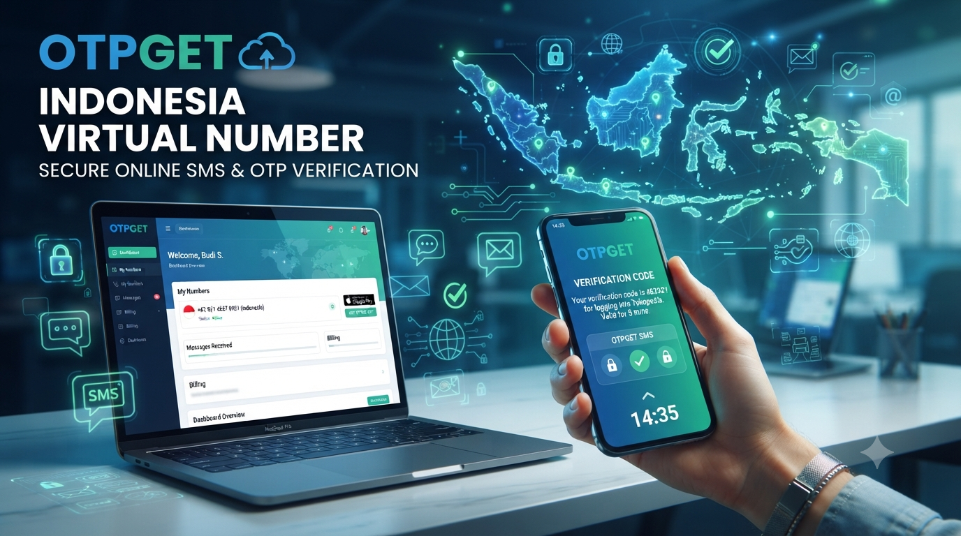 Buy Indonesia Virtual Number with OTPGET for Secure OTPs Online