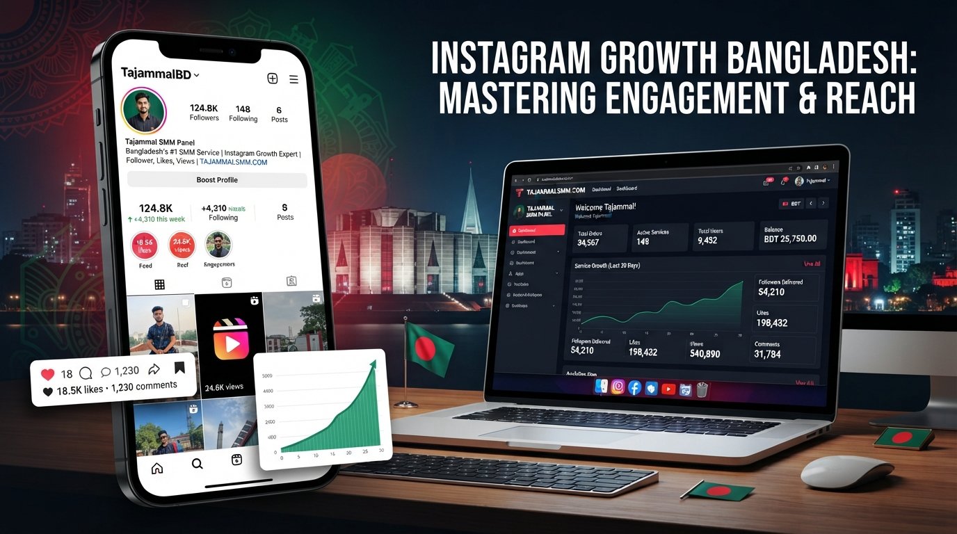 Buy Instagram Followers in Bangladesh | TAJAMMAL SMM PANEL Guide