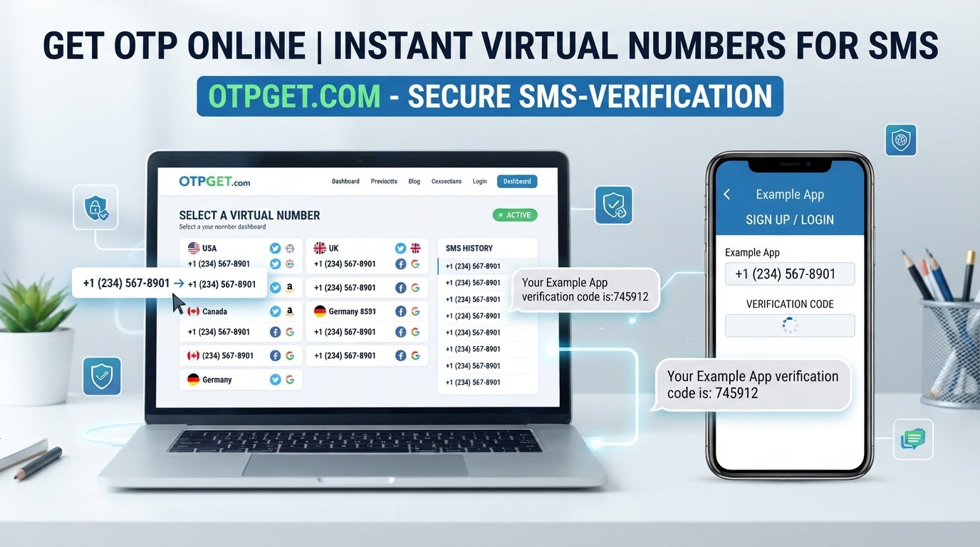 Get OTP Online – Instant Virtual Numbers for SMS Verification