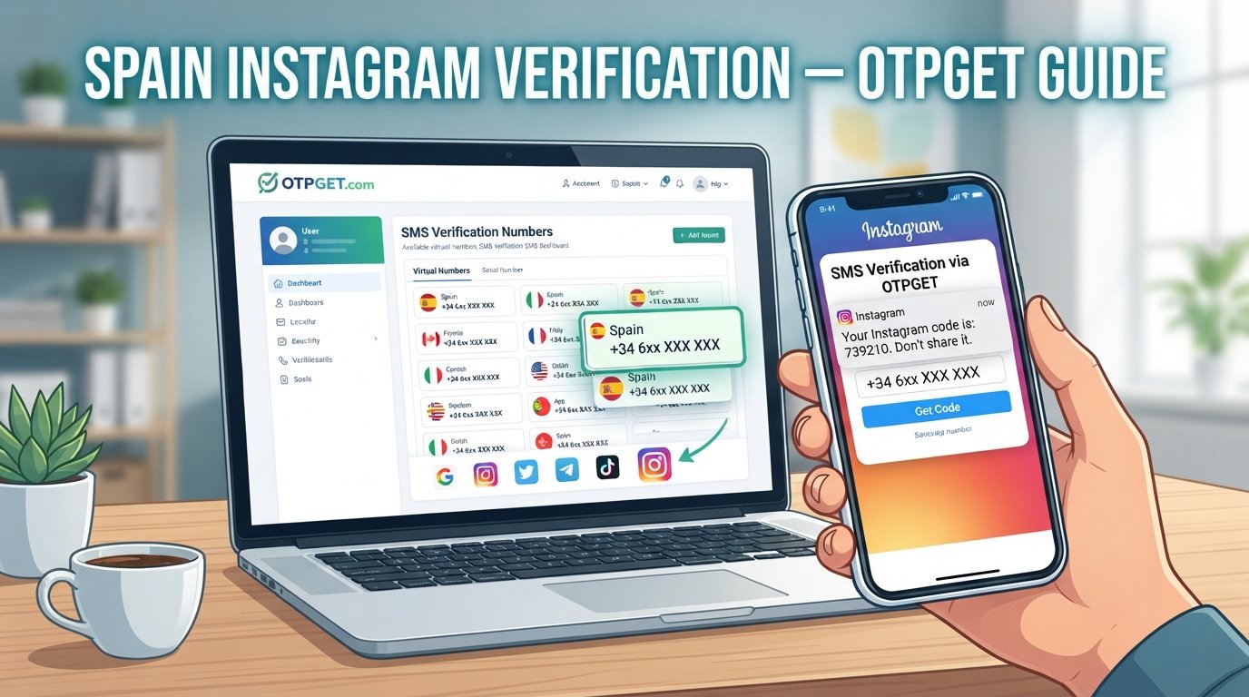 Spain Instagram Verification Number: OTPGET Virtual Number