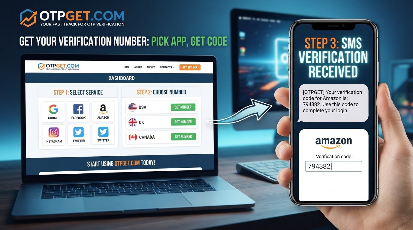 Buy a Number on OTPGet.com – Pick App, Get Code