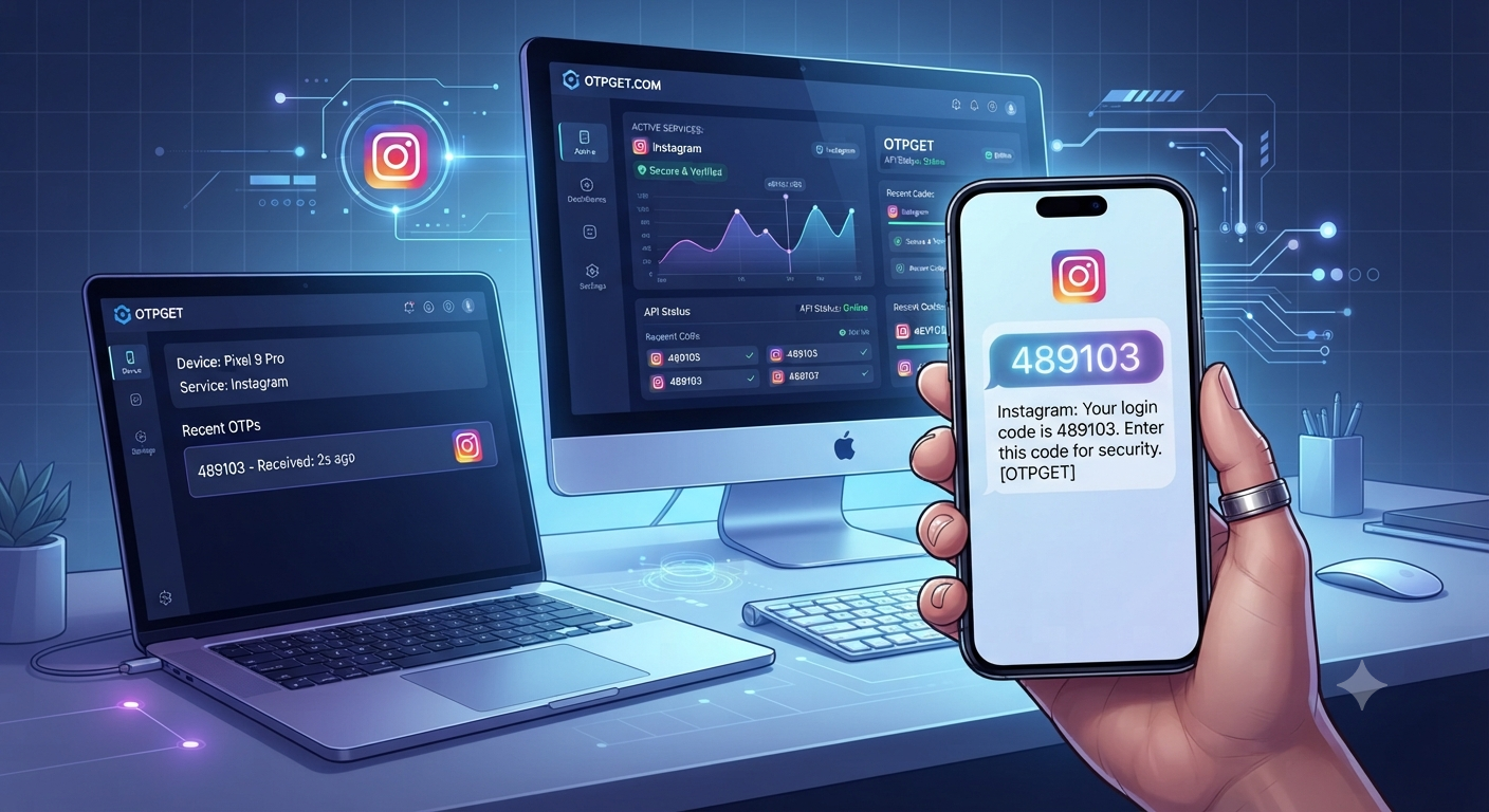 How to Receive Instagram SMS Online with OTPGET Safely Guide