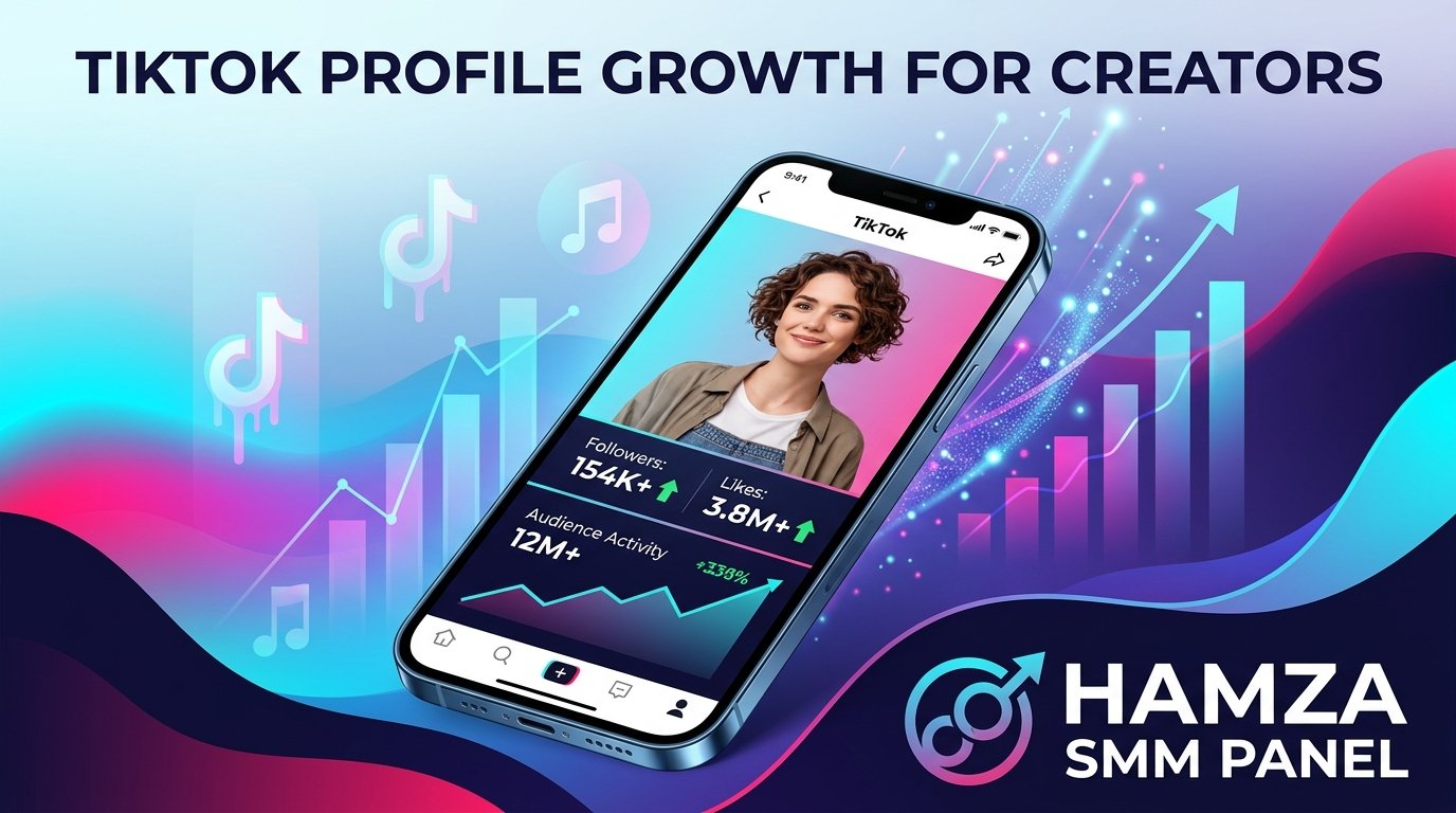 TikTok Profile Growth Services for Creators | HAMZA SMM PANEL