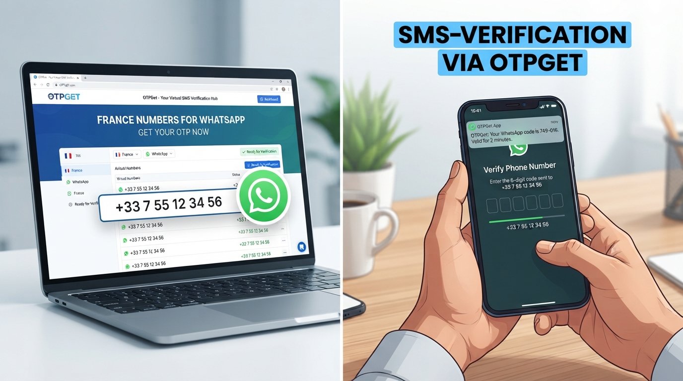 How to Verify WhatsApp With a France Number | OTPGet: Full Guide