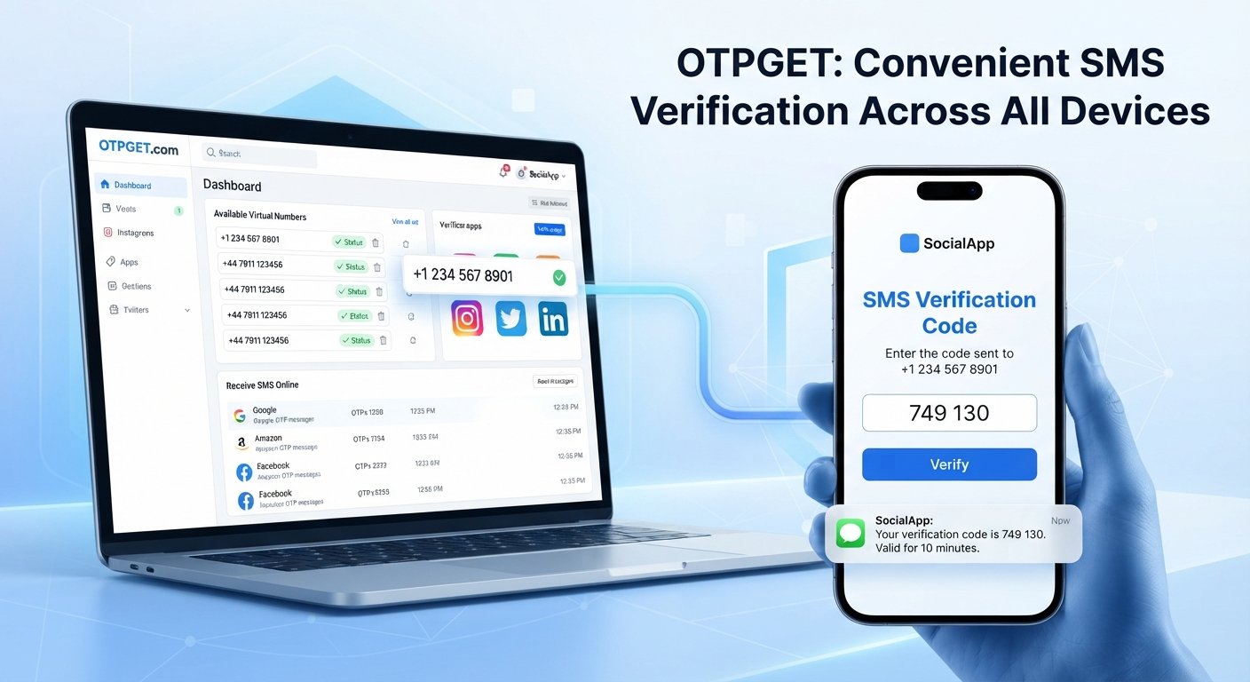 Get OTP on Mobile or Desktop with OTPGET | OTP Numbers