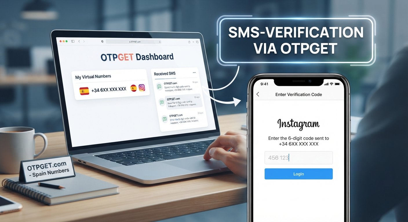 Buy Spain Number for Instagram Verification | OTPGet How-To