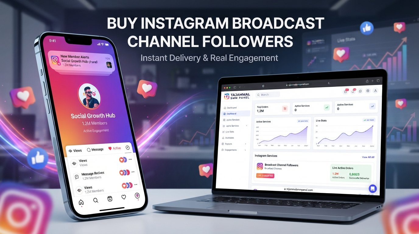 Buy Instagram Broadcast Channel Followers | TAJAMMAL SMM